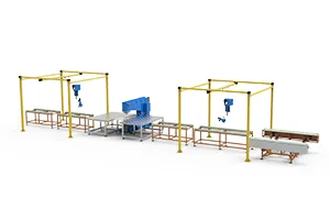 Semi-Auto Clinching Line for Elevator Car Top
